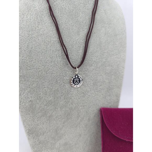Sterling Silver TOUS Teddy Bear Pendant Necklace 'Make a Wish' On Cord - Picture 4 of 6